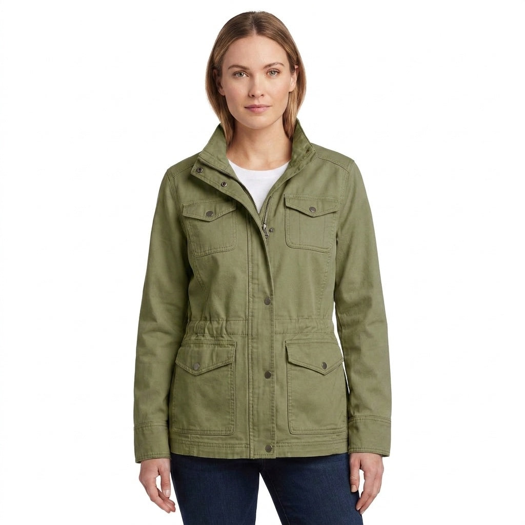 Chaqueta Militar Utility para Mujer – Cuatro Bolsillos