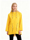 Chubasquero Impermeable para Mujer – Capucha Ajustable