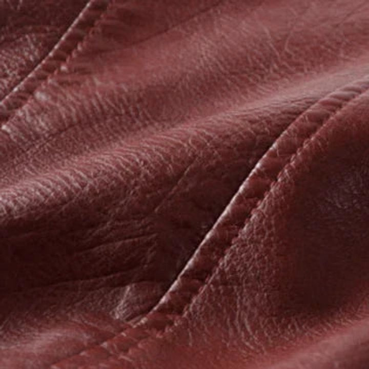 Chaqueta Motera Corta de Polipiel para Mujer – Cremallera Asimétrica